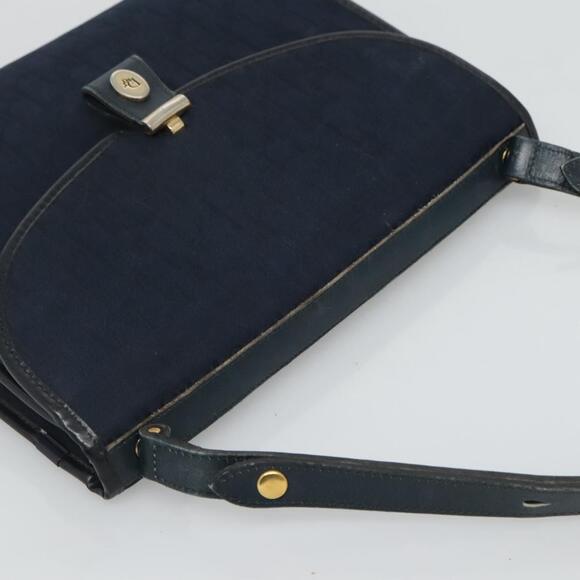 DIOR Trotter Canvas Shoulder Bag Navy - Picture 6 of 12